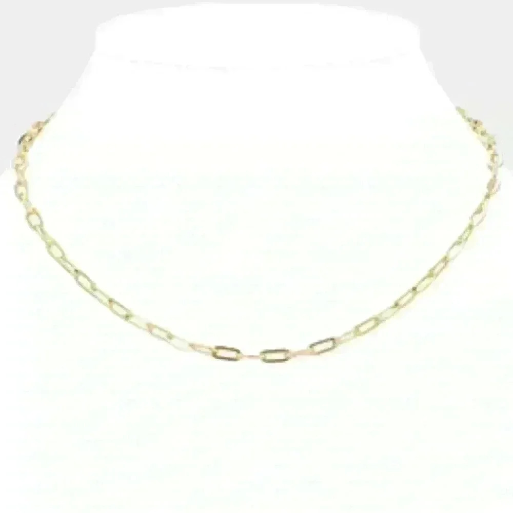 Gold Small Link Necklace